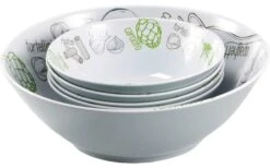 Brunner Schalenset Voor Salade & Pasta 5-dlg. Melamine