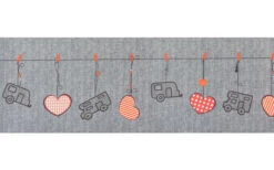 Arisol Tapijt Loper Hart Motief Beige