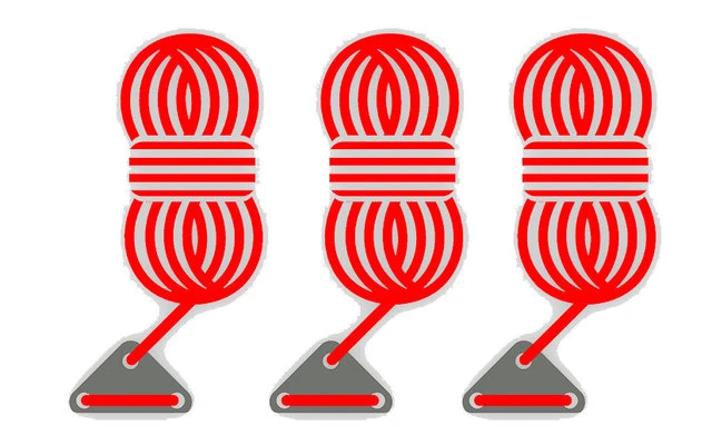 Gebogen Scheerlijnen Set Van 3 Lichtblauw 3 Gebogen Scheerlijnen Set Van 3 Lichtblauw