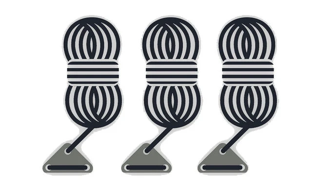 Gebogen Scheerlijnen Set Van 3 Lichtblauw 4 Gebogen Scheerlijnen Set Van 3 Lichtblauw - Afbeelding 2