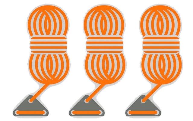 Gebogen Scheerlijnen Set Van 3 Lichtblauw 6 Gebogen Scheerlijnen Set Van 3 Lichtblauw - Afbeelding 4