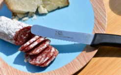 Ontbijtmes I Love Camping Geel