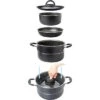 Brunner Ø 20 Cm Pirate Vacublock Kookpotset 8 Stuks. -Berger 299397 2236070