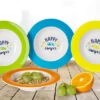 Berger Happy Camper Melamine Soepbord Set 4 Stuks. 2 Berger Happy Camper Melamine Soepbord Set 4 Stuks. -Berger 333518 2618072