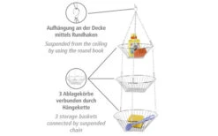 Wenko Trio Keukenverkeerslicht / Opbergmanden