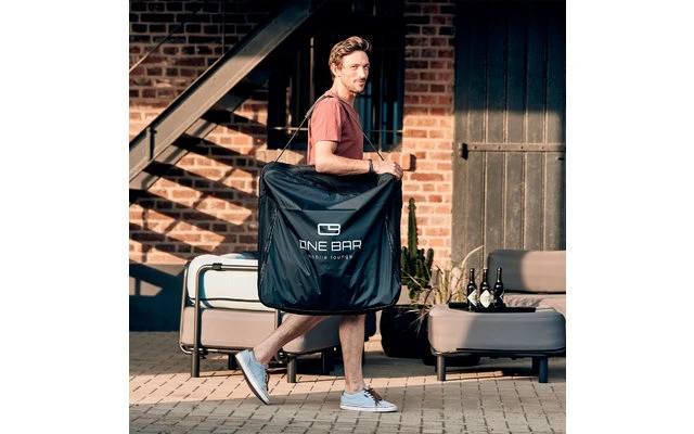 One Bar Element 3 Opblaasbare Kruk Lichtgrijs 5 One Bar Element 3 Opblaasbare Kruk Lichtgrijs - Afbeelding 3