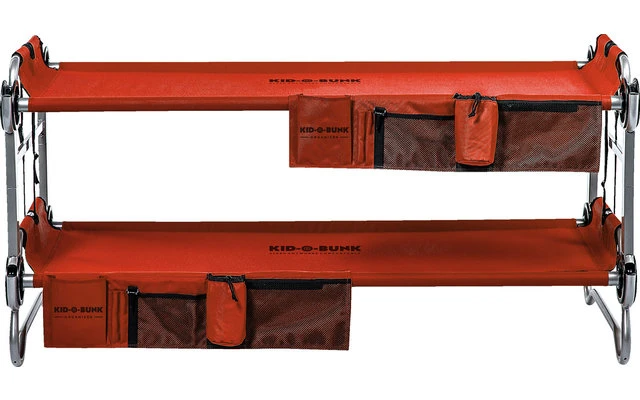 Disc-O-Bed Kid-O-Bunk Kinder Camping Stapelbed Incl. Zijvakken Blauw / Zilver 9 Disc-O-Bed Kid-O-Bunk Kinder Camping Stapelbed Incl. Zijvakken Blauw / Zilver - Afbeelding 7