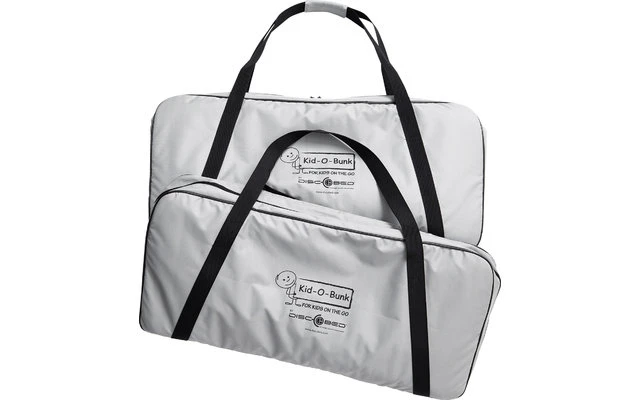 Disc-O-Bed Kid-O-Bunk Kinder Camping Stapelbed Incl. Zijvakken Blauw / Zilver 8 Disc-O-Bed Kid-O-Bunk Kinder Camping Stapelbed Incl. Zijvakken Blauw / Zilver - Afbeelding 6