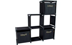 Bo-Camp Industrial Zwart Ladekast Incl. 3 Opbergboxen