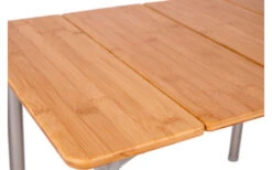 Bo-Camp Urban Outdoor Southwark Bamboe Aluminium Oprolbare Tafel 60 X 40 Cm