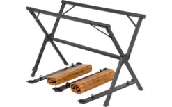 Bo-Camp Urban Outdoor Maryland Bamboe Alu Roltafel -Berger 391832 2886211