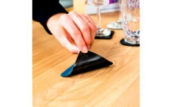 Silwy Metalen Nano Gel Onderzetter Vierkant 8,3 X 8,3 Cm Blauw -Berger 435531 3104271