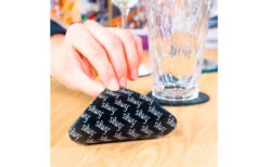 Silwy Metalen Nano Gel Onderzetter Vierkant 8,3 X 8,3 Cm Blauw