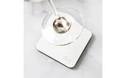 Silwy Metalen Nano Gel Onderzetter Vierkant 8,3 X 8,3 Cm Wit -Berger 435624 3104247 1