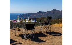 Basic Nature Reisstoel Vakantie Vouwstoel Zwart