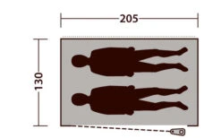 Outwell Vrijstaande Binnentent Blauw -Berger 439200 3116115