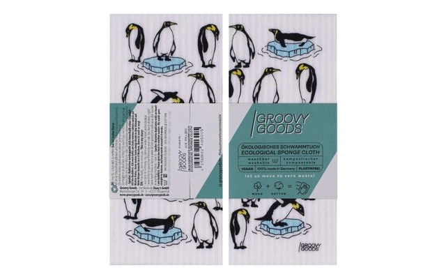 GroovyGoods Ecologische Spons Doek 20 X 17 Cm Avocado 5 GroovyGoods Ecologische Spons Doek 20 X 17 Cm Avocado - Afbeelding 3