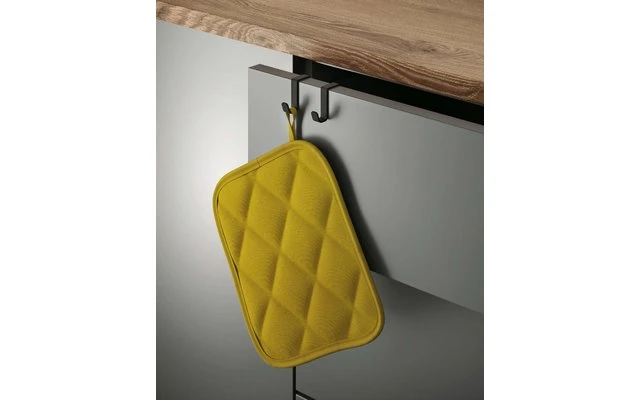 Metaltex Galileo Lava Dubbele Haak Mat Zwart 3 Metaltex Galileo Lava Dubbele Haak Mat Zwart