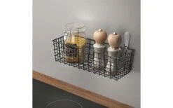 Metaltex Koala Lava Multifunctionele Mand 33 X 12 X 9 Cm Mat Zwart