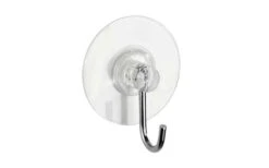 Wenko Static-Loc Nikkelhaak Muurhaak Transparant Set Van 4 -Berger 515132 3539206