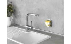 Wenko Turbo-Loc Roestvrij Stalen Sponshouder, Bevestiging Zonder Boren -Berger 516854 3543944