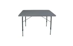 Bo-Camp Opvouwbare Tafel In Hoogte Verstelbaar 100 X 70 X 70 Cm -Berger 517343 3445155
