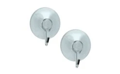 Metaltex Zuighaak Transparant Plastic Set Van 2 4 Cm