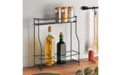 Metaltex Balsamico LAVA Kruidenrek 2 Planken Zwart