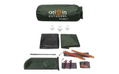 Origin Outdoors Snugly Tent 1 Persoon -Berger 528651 3493432