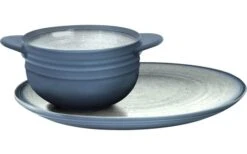 Brunner Soep Set Toscane 2-delige Servies Set Blauw
