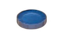Bo-Camp Halo Dinerbord 4 Stuks Blauw
