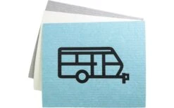 Pufz Zweedse Theedoek Caravan Retro Grijs -Berger 553297 3623176 1