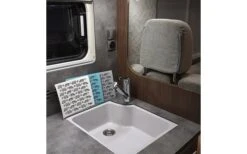 Pufz Zweedse Theedoek Caravan Retro Grijs -Berger 553627 3623248 1