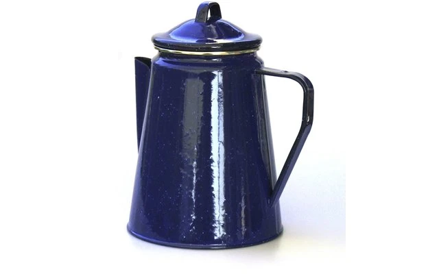 Origin Outdoors Emaille Koffiepot 1,8 Liter Blauw 5 Origin Outdoors Emaille Koffiepot 1,8 Liter Blauw - Afbeelding 3