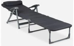 Crespo Lounger Air Deluxe Ligstoel Zwart