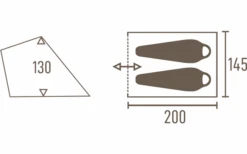 Tambu Yano Autodaktent Voor 2 Personen Bruin