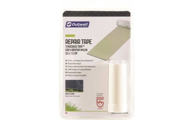 Outwell Luchtslang Reparatietape 7,6 X 50 Cm Transparant 4 Outwell Luchtslang Reparatietape 7,6 X 50 Cm Transparant - Afbeelding 2