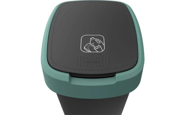 Rotho Twist Afvalbak Met Draaibaar En Scharnierend Deksel 25 Liter Donker Zilver 8 Rotho Twist Afvalbak Met Draaibaar En Scharnierend Deksel 25 Liter Donker Zilver - Afbeelding 6