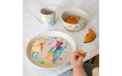Koziol Connect Peppa Pig Klein Bord, Schaal En Mok Set 3 Stuks