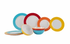 Gimex COL Servies Regenboog 12 Stuks.
