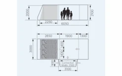 Dometic Rarotonga DA FTT 401 AIR TC LH Opblaasbare Wegwerpluifel 3 M Model Links -Berger 707879 4802012