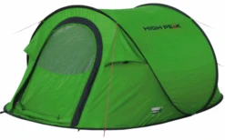 High Peak Vision 2 Enkel Dak Pop Up Tent Zwart