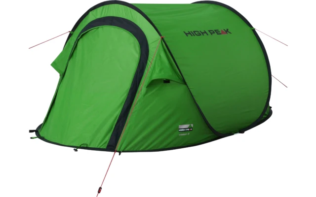 High Peak Vision 2 Enkel Dak Pop Up Werptent Groen 6 High Peak Vision 2 Enkel Dak Pop Up Werptent Groen - Afbeelding 4