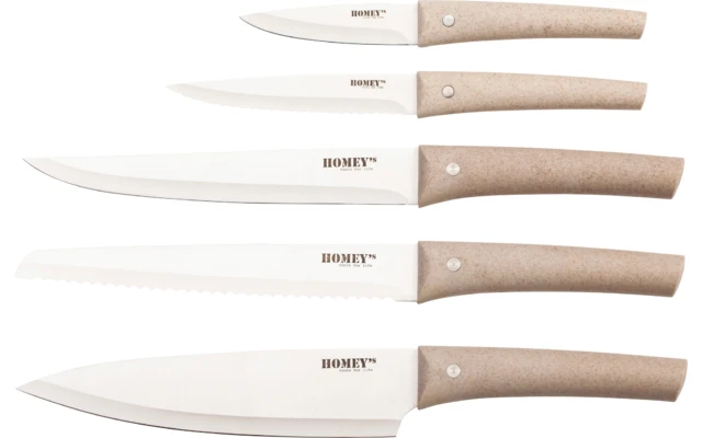 Homeys Vitt Broodmes 33 Cm Beige/zilver 4 Homeys Vitt Broodmes 33 Cm Beige/zilver - Afbeelding 2