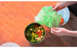 Origin Outdoors Bijenwasdoekjes Set Van 2 Donker Bouw Gestippeld -Berger 720440 4922042