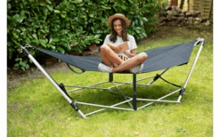 Hoberg Hangmat Met Opvouwbaar Frame En Draagtas