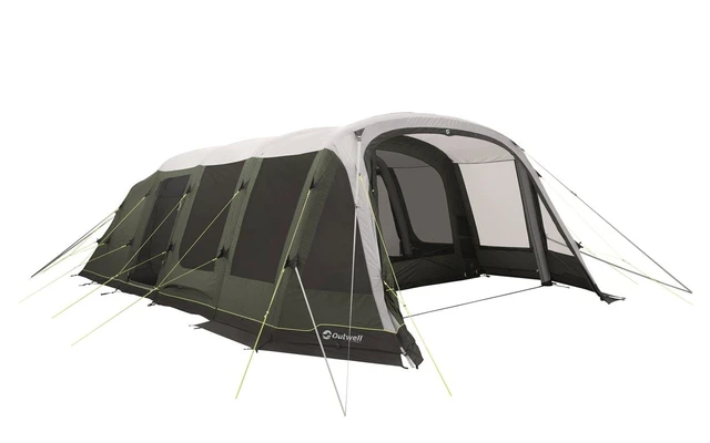 Outwell Queensdale 8PA Opblaasbare Tunneltent Vijf Ruimte Voor 8 Personen 4 Outwell Queensdale 8PA Opblaasbare Tunneltent Vijf Ruimte Voor 8 Personen - Afbeelding 2
