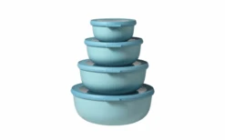 Mepal Cirqula Multi Bowl Set Rond 4 Stuks 350 / 750 / 1250 / 2250 Ml Nordic Green