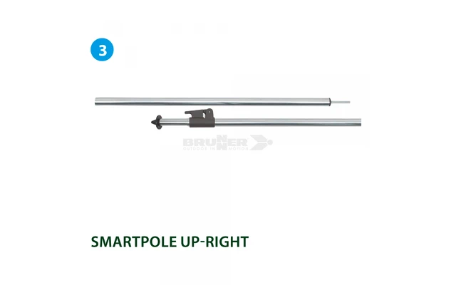 Brunner Alu Smartpole Opstelstok 110-200 Cm 3 Brunner Alu Smartpole Opstelstok 110-200 Cm