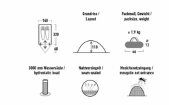 High Peak Kingfisher 2 Lichtgewicht Koepeltent 220 X 140 Cm 9 High Peak Kingfisher 2 Lichtgewicht Koepeltent 220 X 140 Cm -Berger 809855 5283224